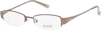 Guess Womens 51Mm Eyeglasses In Brown