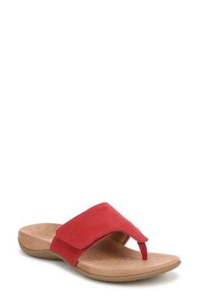 Vionic Renee Sandal in Varsity Red Leather And Suede at Nordstrom Rack, Size 8.5
