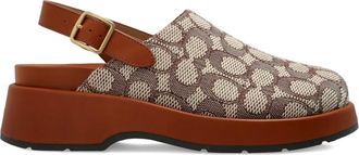 Coach Slingback muiltjes met jacquard - Beige