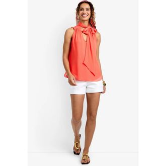 Trina Turk Alora Top in Calypso Coral at Nordstrom, Size X-Small