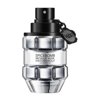 Viktor & Rolf Mens Viktor&Rolf Spicebomb Metallic Musk Eau de Parfum Spray for Men - 50ml - Black Suede - One Size