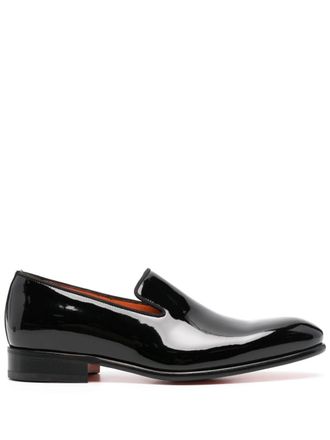 Santoni Mocassini in pelle - Nero