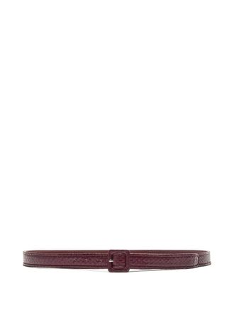 Maliparmi Cintura con fibbia squadrata - Rosso