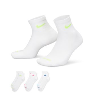 Nike Mens Everyday Plus Cushioned Training Ankle Socks (3 Pairs) in Multicolor | SX6890-938