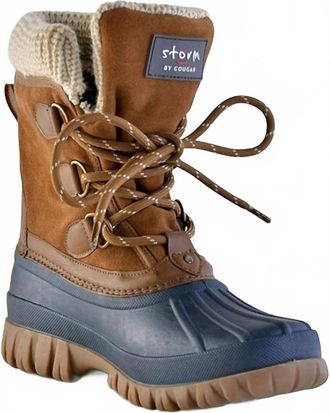 Cougar Womens Claudia Boot In Navy-Chestnut