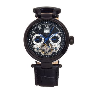 Heritor Ganzi Automatic Multi-Function Black Dial Mens Watch HR3307