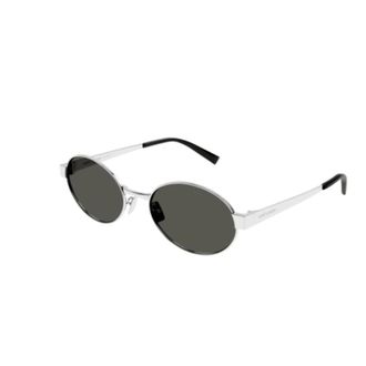 Saint Laurent unisex, Accessoires, Grijs, Maat: 55 MM