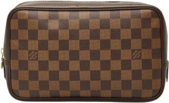 Louis Vuitton Pre-owned Clutches, female, Brown, Size: ONE SIZE Pre-owned Pouch