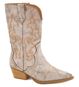 Corkys Footwear Womens Somebodys Problem Western Boot In Putty