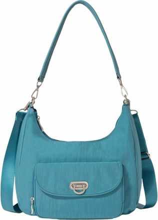 Baggallini Coastal Flip Lock Half Moon Bag in Seaside Blue at Nordstrom