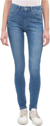 Pepe Jeans London Regerende broek - Dames - Skinny Jeans - Blauw - W26 L30 - Katoen - Jeans