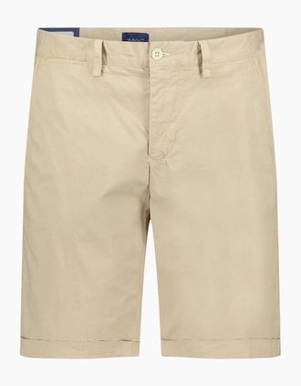 GANT Mens Allister Sunfaded Shorts - Cream/Brown - Size: 34/32