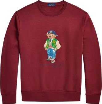 Ralph Lauren Heren, Sweatshirts & Hoodies, Rood, Maat: XL Fleece