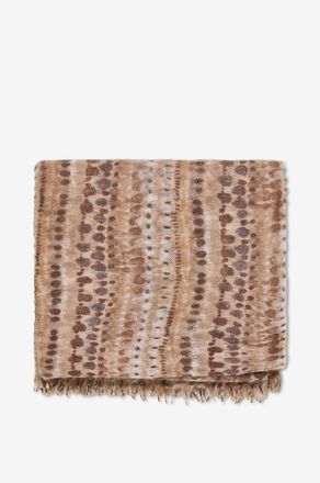 Hemisphere Rechteckige Stola aus Jacquard mit Fantasiemuster Nenni