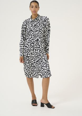 Kaffe Jurk Loose fit white black