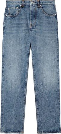 Fortela 965 John Selvedge 5 Pocket Regular Fit Denim Pants in Dark Stone Wash at Nordstrom, Size 31
