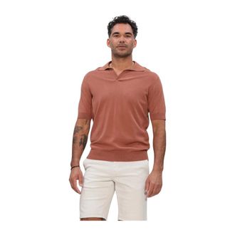 FILIPPO DE LAURENTIIS Skipper Polo - Heren - Truien - Bruin - Maat: XL Katoen