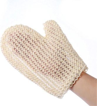 No Brand 1 Unidad De Guantes Exfoliantes Para Ba&ntilde;o, Cepillo Para Dedos, Toalla De Ba&ntilde;o, Manopla Exfoliante Corporal, Guantes Para Remover Barro, Herramientas D