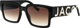 Marc Jacobs Stijlvolle Zonnebril Model 739 - Dames - Zonnebrillen - Zwart - 54 MM - Accessoires