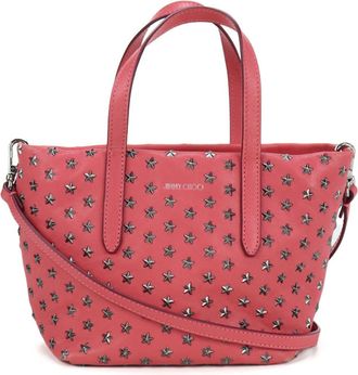 Jimmy Choo London Pink Leather Tote Bag (Pre-Owned)