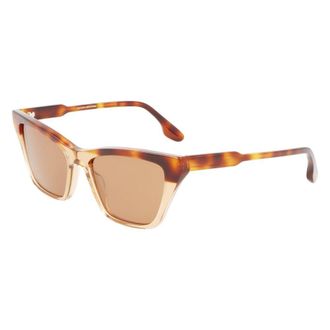 Victoria Beckham Brown Acetate Womens Sunglasses