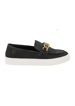 Corkys Footwear Womens Chain Reaction Loafers In Black