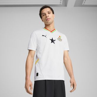 Puma Maglia gara Home Ghana 2025 da uomo, Abbigliamento, Bianco, 3XL