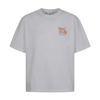 Casablanca T-Shirts, male, White, Size: XL Collage dIcones Graphiques Oversized T-Shirt