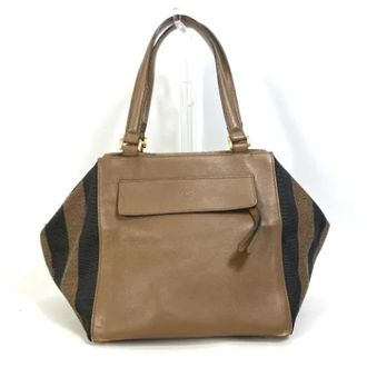 Fendi Pre-owned Leather fendi-bags - Dames - Vintage Shopper - Bruin - ONE Size - Leer - Vintage