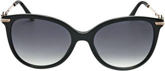 Bulgari Ladies Black Cat Eye Sunglasses 0BV8201B-501/T3