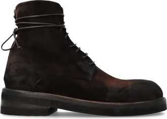 Marsèll Suède enkellaarzen - Zwart