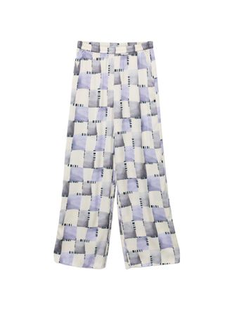 Emporio Armani Womens Satin Trousers