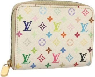 Louis Vuitton Pre-owned Wallets, female, Multicolor, Size: ONE SIZE Pre-owned Vintage Monogram Multicolor Coin Purse