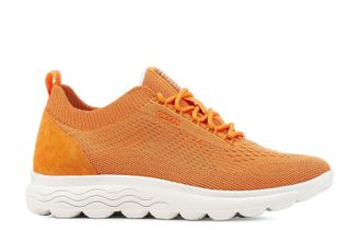 Geox Spherica Womens Trainers - Orange - Size UK 4