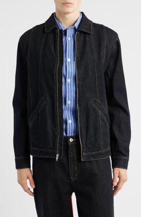 Krost Denim Combo Jacket in Black at Nordstrom Rack, Size X-Large