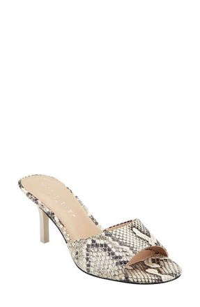 Marc Fisher Finny Slide Sandal in Off White Print at Nordstrom, Size 8.5