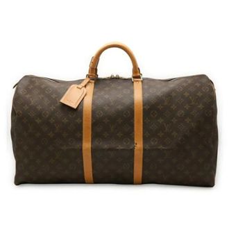 Louis Vuitton Vintage, unisex, Bruin, ONE Size, Pre-owned Weekendtas