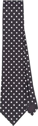 Tom Ford Cravatta in seta a pois - Viola