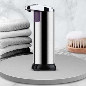 OEM Dispensador Autom&aacute;tico De Jab&oacute;n Sin Contacto Con Base Impermeable, Dispensador De Jab&oacute;n L&iacute;quido De 250 Ml Para Cocina, Ba&ntilde;o Y Hotel - Crezuo