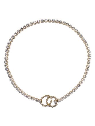 Chanel Cintura con strass CC Pre-owned 1995 - Oro