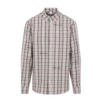 Off-white Casual Shirts, male, Multicolor, Size: XL Flannel Shirt