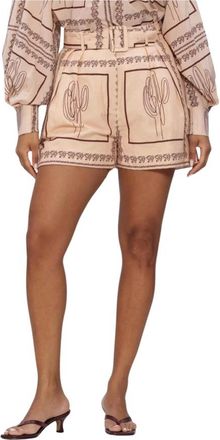 Ibana Korte Broeken, Dames, Beige, S, Serina Desert Shorts