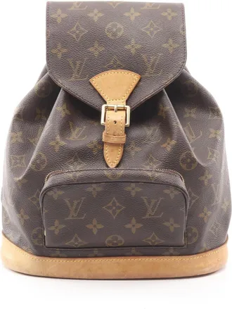 Louis Vuitton Brown Coated Canvas Monogram Pvc Leather Backpack (Pre-Owned)