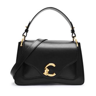 Coccinelle C-Me Calf Handbag - female - Coccinelle - Handbags - Black - ONE SIZE - Bags