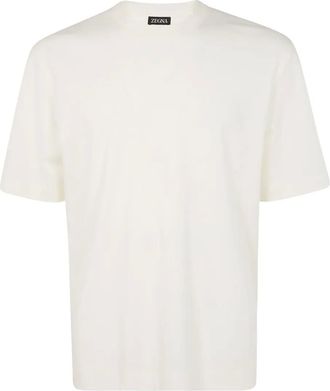 Ermenegildo Zegna T-shirt girocollo a maniche corte - Bianco