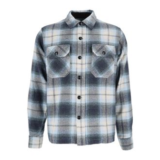 Schott NYC Shcarl4 Overshirt - Heren - Overhemden - Veelkleurig - Maat: XL Wol