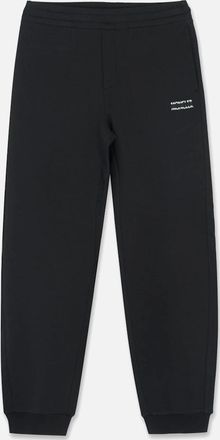 Moncler Mens Cuffed Cotton Joggers Black - Size: 37/36/32