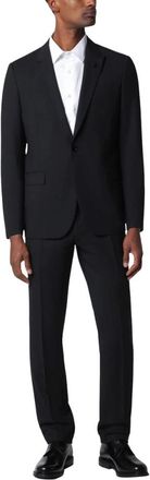 Lardini Soiree Slim Suit - Heren - Business pakken - Blauw - 2XL - Tweed - Kostuums