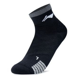 Li-Ning Logo Mid Cut Socks Black AWST007-1
