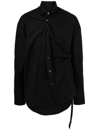 Marina Yee Camicia asimmetrica - Nero